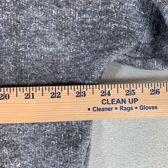 J Crew Brushed Wool Funnel Neck Sweatshirt Gray Size large Pockets - Picture 5 of 10